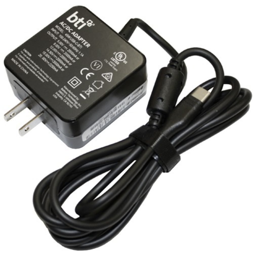 BTI AC Adapter - OEM Compatible 492-BBWZ Y91PF 1HE07UT#ABA 1MZ01AA#ABA NP.ADT0A.065 90XB03UN-MPW020 ADP-45EW B 492-BBUU 689C4 814838-002 815033-850 815049-001 848293-850 N8N14AA#ABL