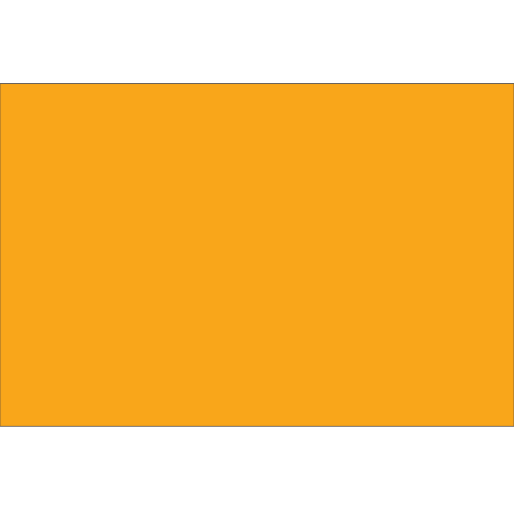 Tape Logic WriteOn Inventory Labels, DL634H, Rectangle, 10in x 3in, Fluorescent Orange, Roll Of 250