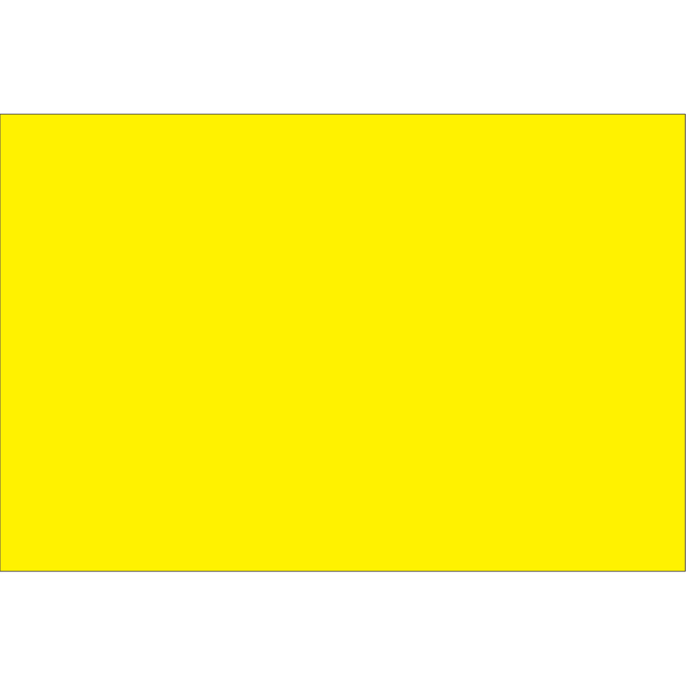 Tape Logic WriteOn Inventory Labels, DL634L, Rectangle, 10in x 3in, Fluorescent Bright Yellow, Roll Of 250