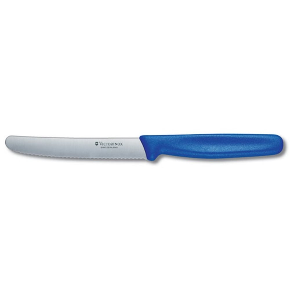 Victorinox Round Tip Steak Knife, 4-1/2in, Blue