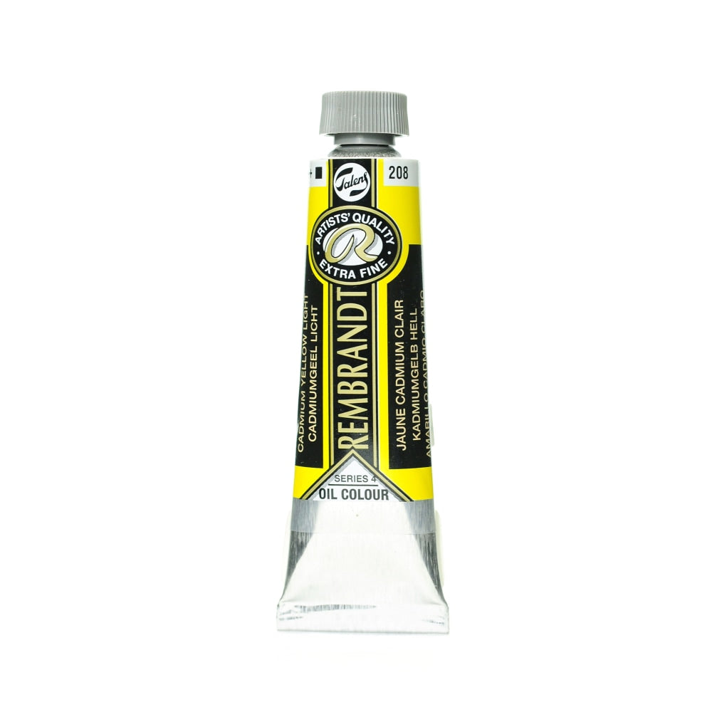 Rembrandt Artists Oil Colors, 40 mL, Cadmium Yellow Light, 208