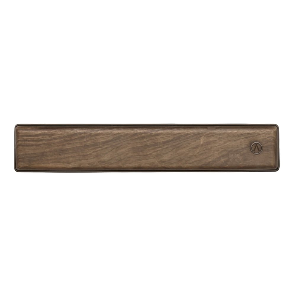 Azio Retro Classic Palm Rest, 7inH x 19inW x 1.5inD, Walnut Elwood, PR-RC-W01