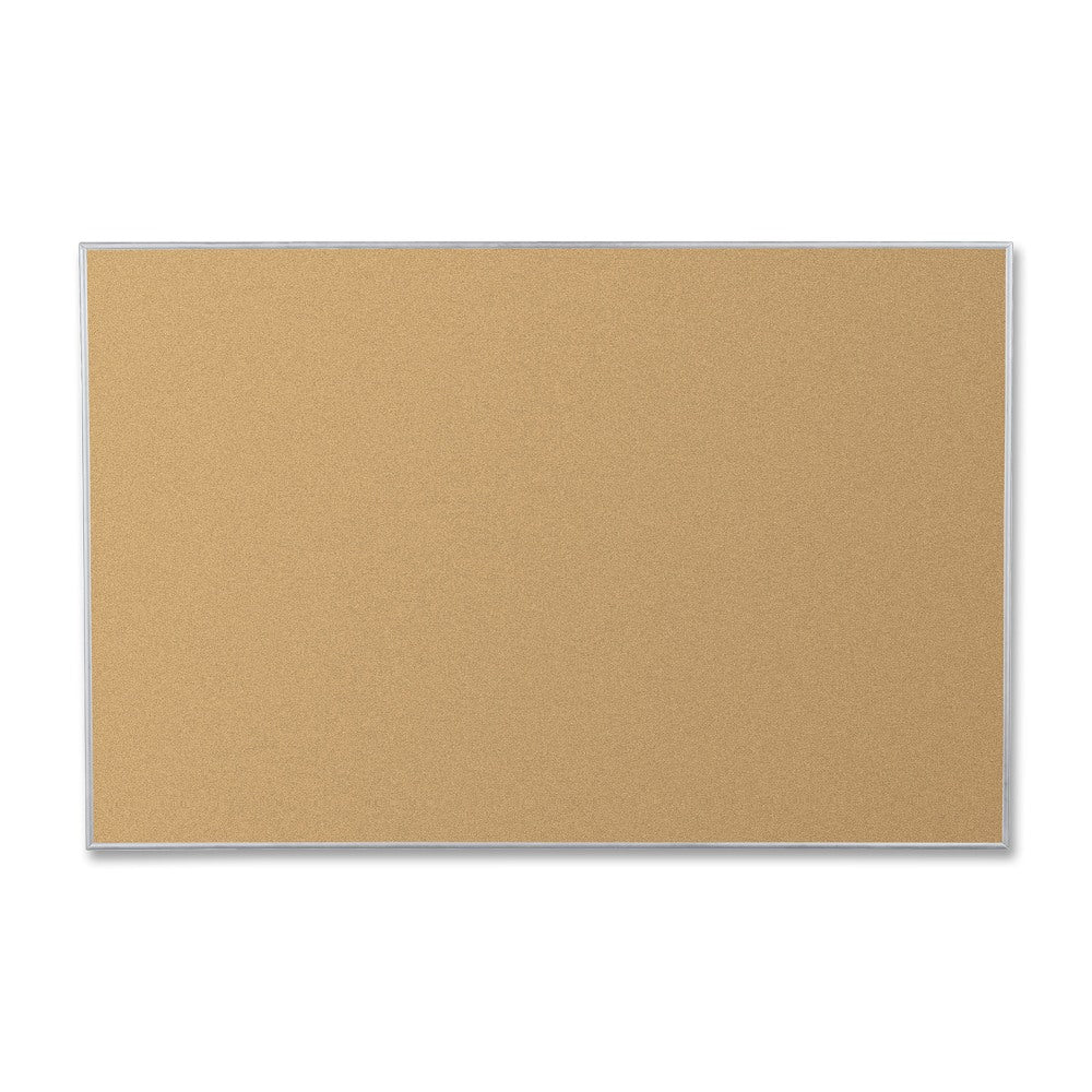 Balt Best Rite Cork Board, 72in x 48in, 40% Recycled, Aluminum Frame With Silver Finish