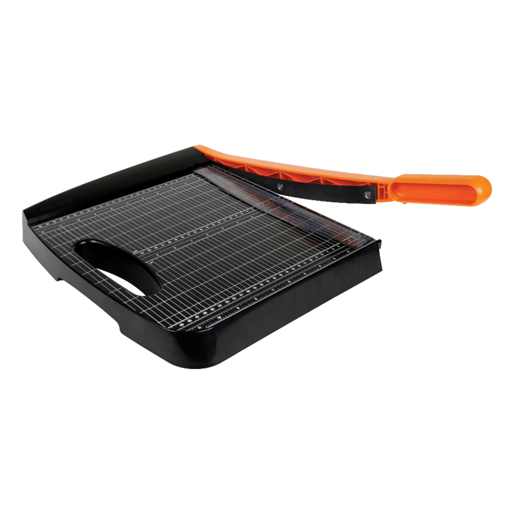 Fiskars Bypass Trimmer, 12in, Black/Orange