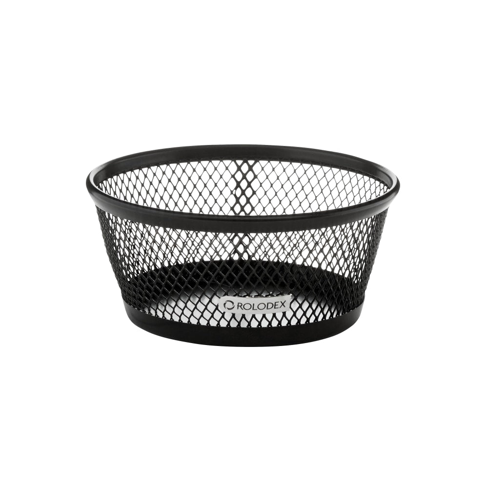 Rolodex Mesh Paper Clip Holder, Black