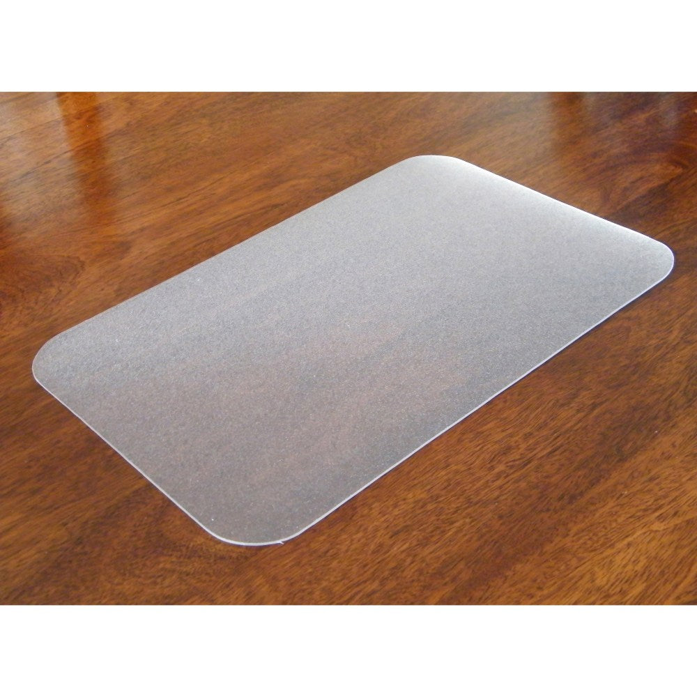 Floortex Hometex Biosafe Hometex Anti-Microbial Table Mat 17in x 22in - Rectangle - 17in Width x 0in Depth - PVC Vinyl - Fresh Mist - TAA Compliant