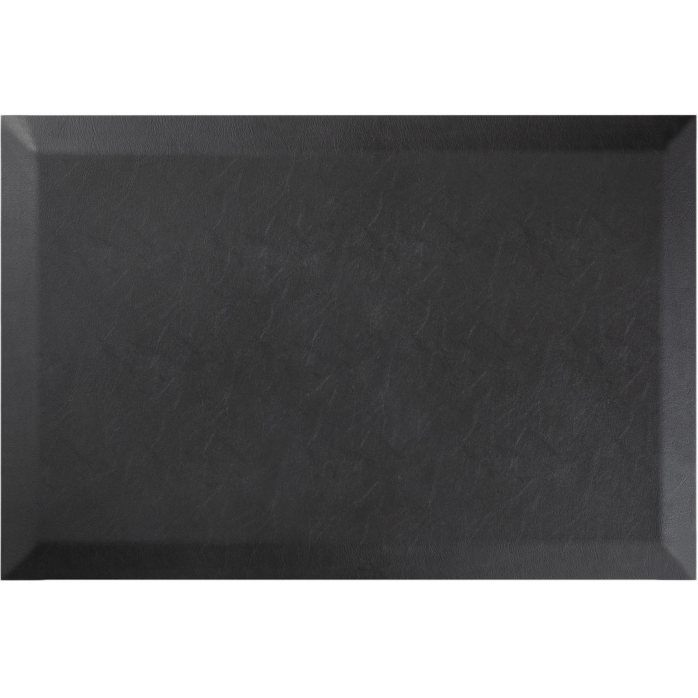 Deflecto Anti-fatigue Standing Mat - Floor - 36in Length x 24in Width x 0.750in Thickness - Rectangular - Black - 1Each