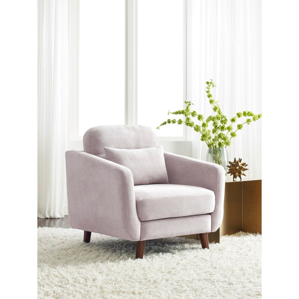 Serta Sierra Collection Arm Chair, Ivory/Chestnut
