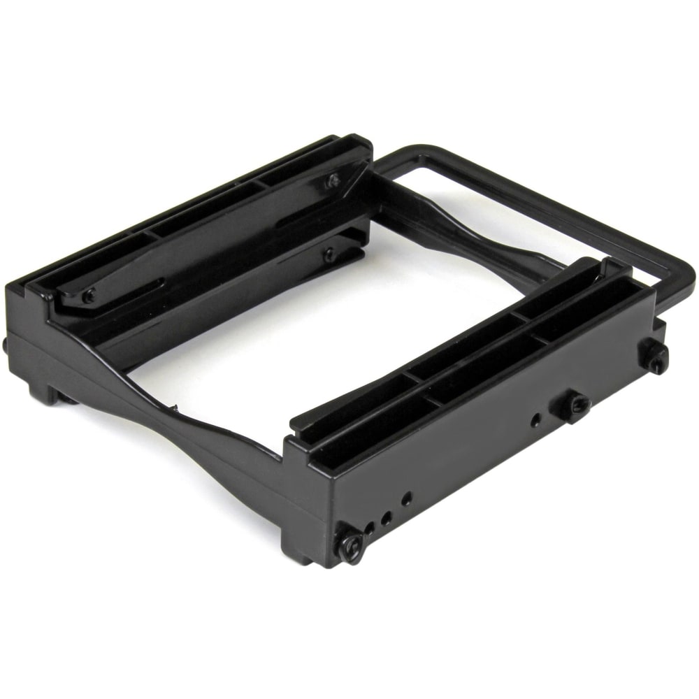 StarTech.com Dual 2.5in SSD/HDD Mounting Bracket for 3.5in Drive Bay - Tool-Less Installation - 2-Drive Adapter Bracket for Desktop Computer