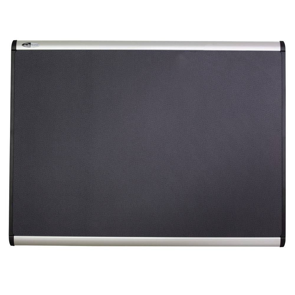 Quartet Prestige Plus Magnetic Fabric Bulletin Board, 72in x 48in, Aluminum Frame With Silver Finish