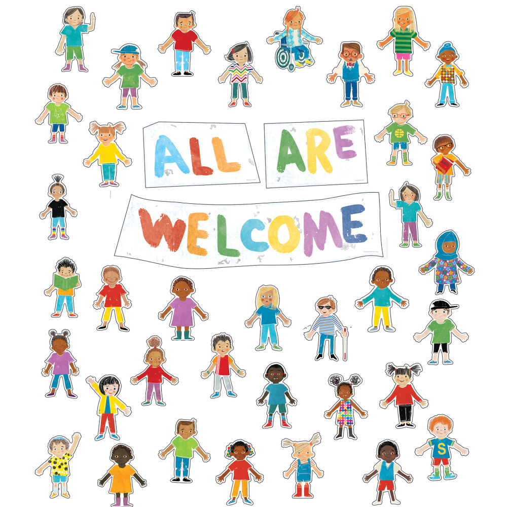 Carson-Dellosa Education All Are Welcome 39-Piece Bulletin Board Set