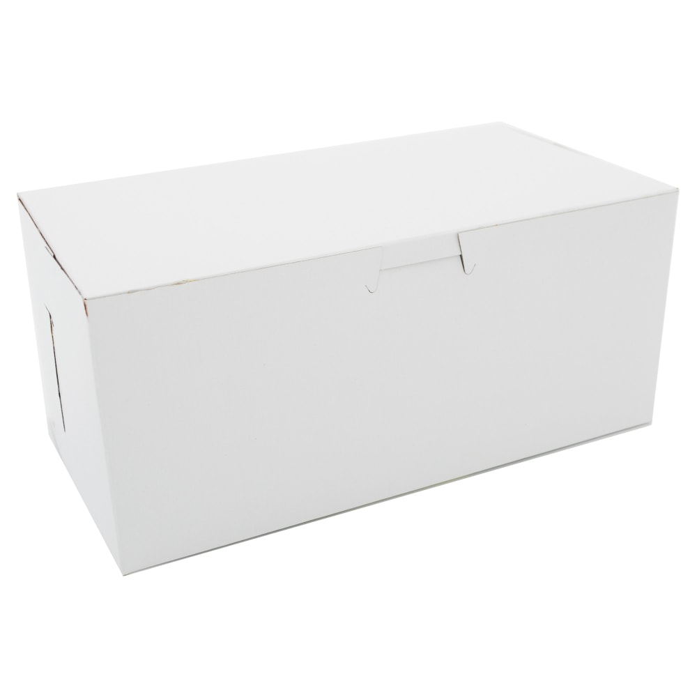 SCT Bakery Boxes, Non-Window, 9in x 4in x 5in, White, Pack Of 250 Boxes