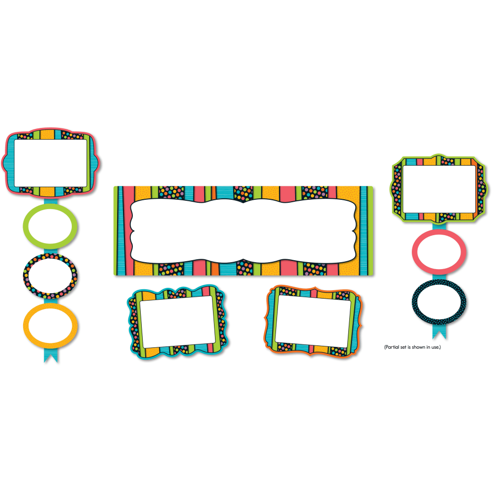 Carson-Dellosa Stylin Stripes Job Assignment Bulletin Board Set, Multicolor, Grades Pre-K-5