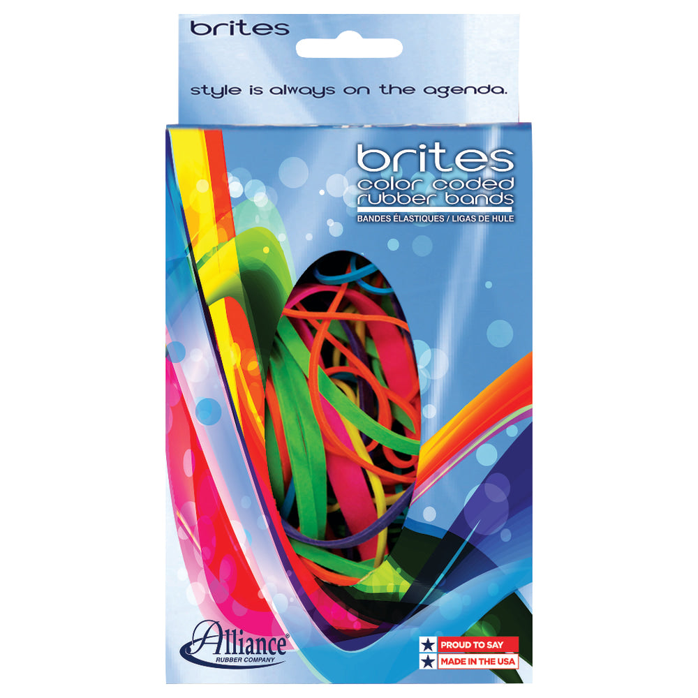 Alliance Brites Pic Pac Rubber Bands, Assorted Sizes/Colors, 1.5 Oz