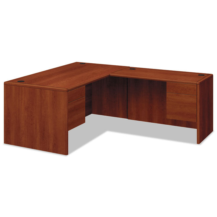 10700 "L" Workstation Return, Right 3/4 Pedestal, 48w x 24d x 29.5h, Cognac