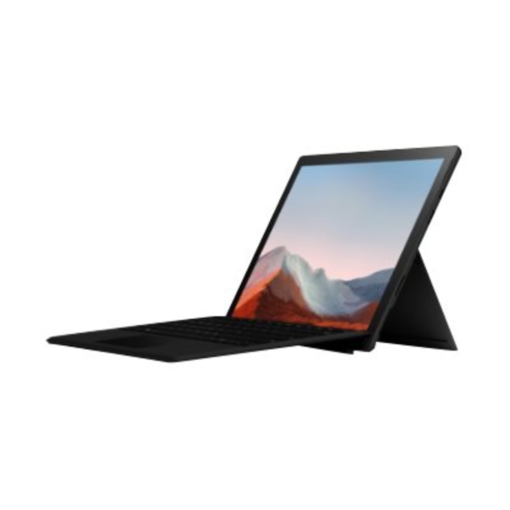Microsoft Surface Pro 7+ Tablet - 12.3in - Intel Core i7 11th Gen i7-1165G7 Quad-core 2.80 GHz - 16 GB RAM - 256 GB SSD - Windows 10 Pro - Matte Black  - 2736 x 1824  - 5 Megapixel Front Camera - 15 Hour Maximum Battery