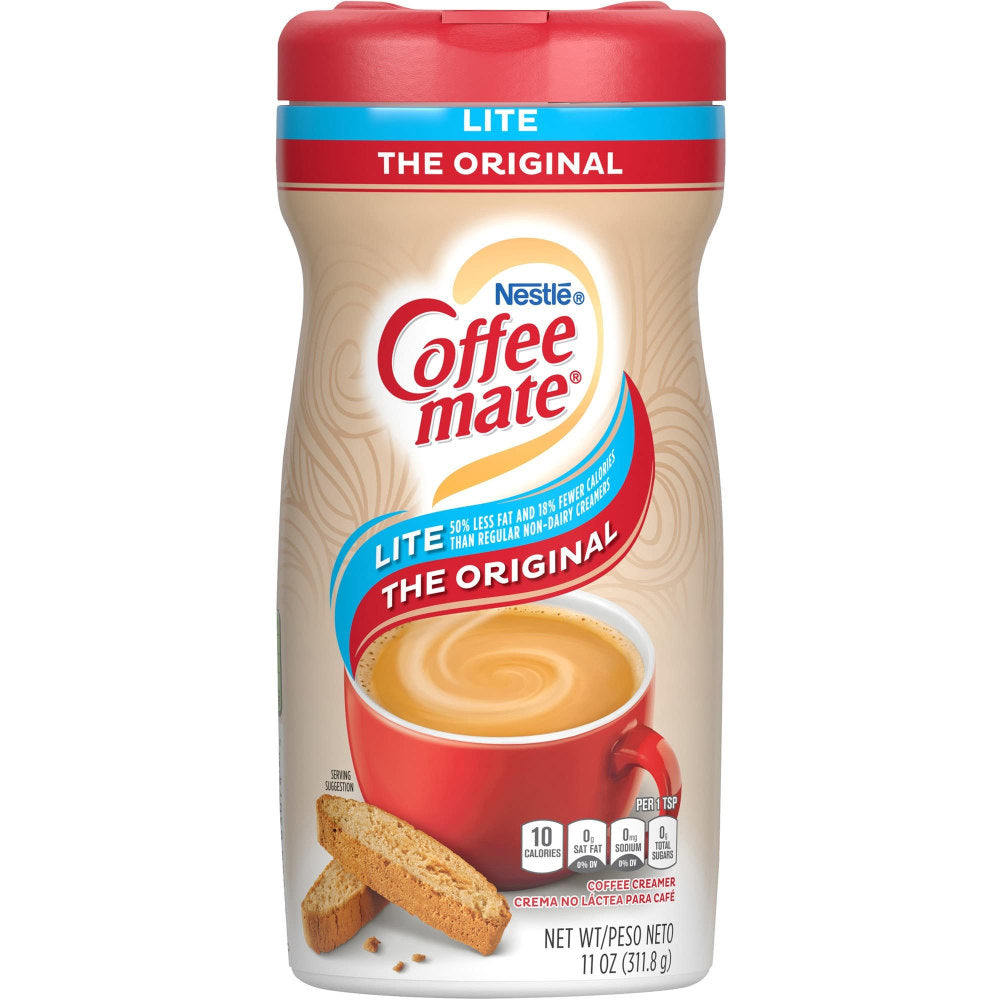 Nestle Coffee-mate Powdered Creamer Canister, Original Lite, 11 Oz