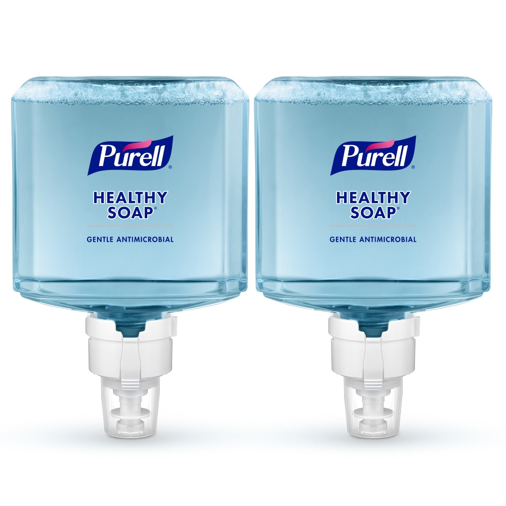 PURELL Brand HEALTHY SOAP 0.5% BAK Antimicrobial Foam ES8 Refill, Lightly Fragranced, 40.6 OZ, Pack of 2