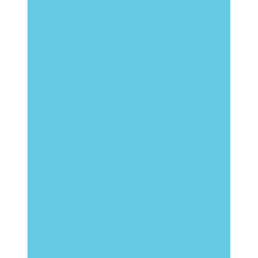 Pacon Peacock Coated Poster Board, 22in x 28in, Light Blue, Pack Of 25