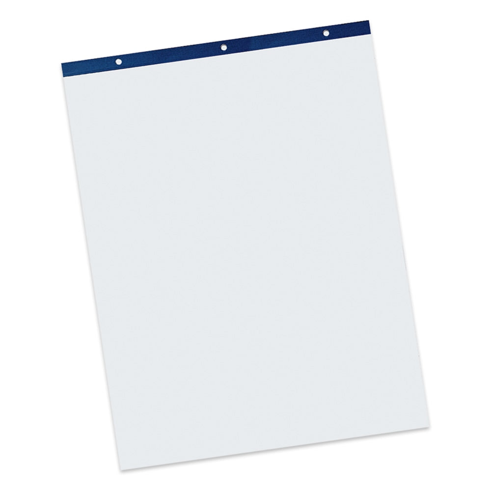 Pacon Unruled Easel Pads - 50 Sheets - Plain - Stapled/Glued - Unruled - 27in x 34in - White Paper - Chipboard Cover - Perforated, Bond Paper - 50 / Pad