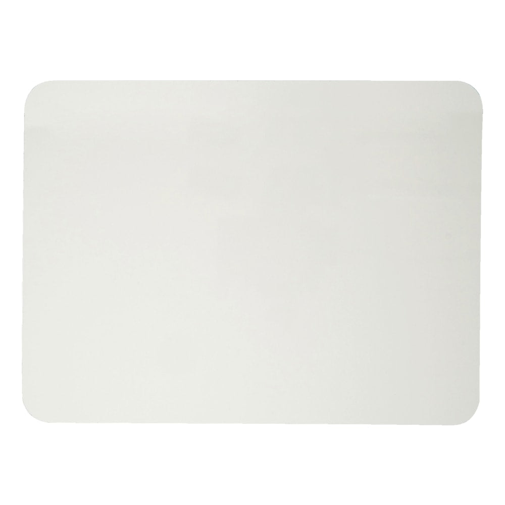 Charles Leonard Dry Erase Lap Board, Plain 1-Sided, 9in X 12in, Pack Of 12