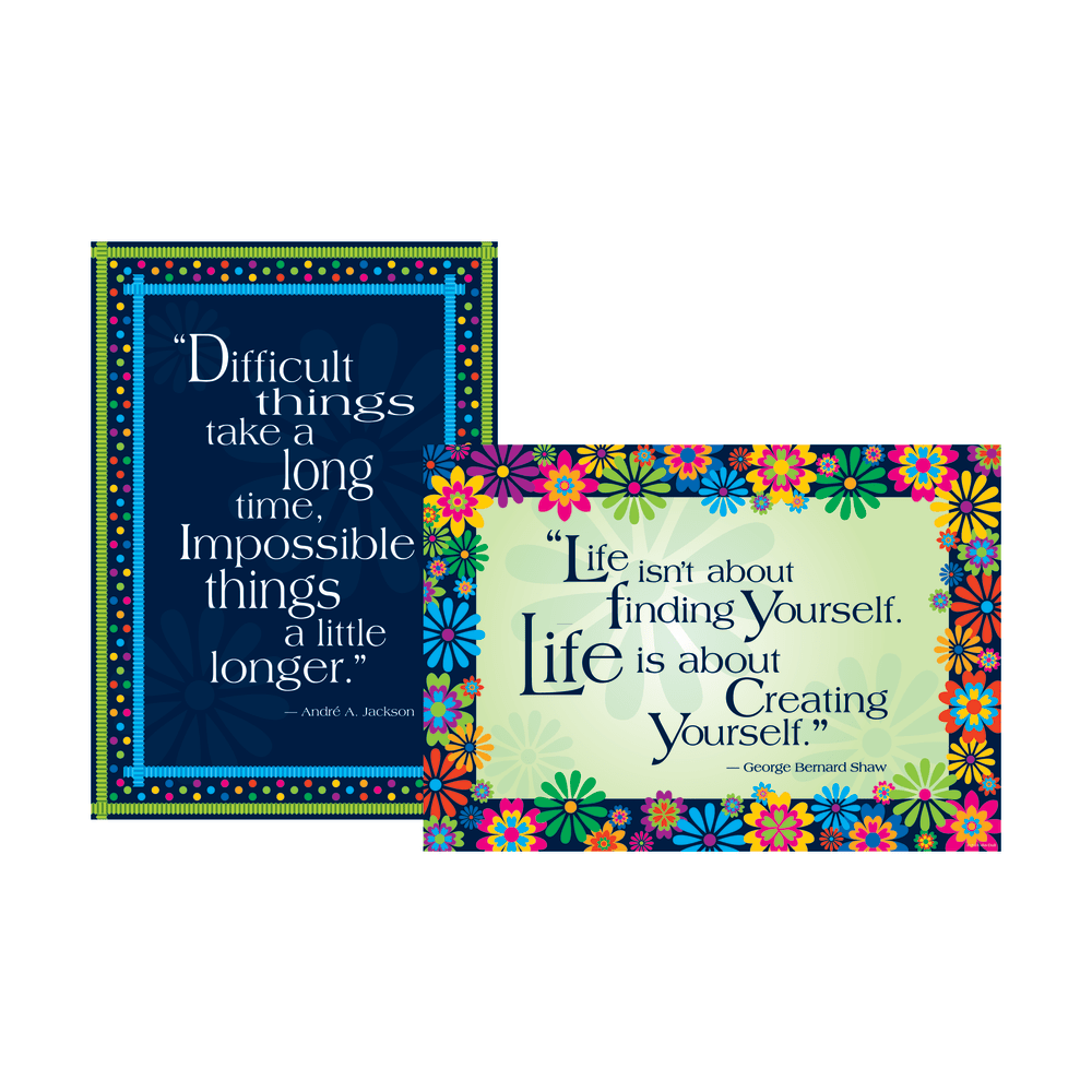 Barker Creek Poster Duet Set, Dare to Dream, Pack Of 2