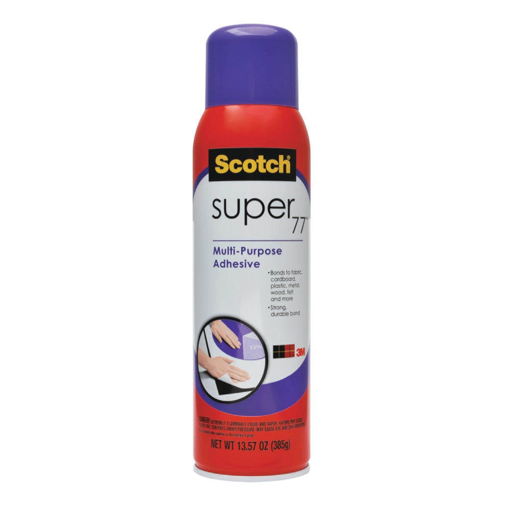 Scotch Super 77 Multipurpose Spray Adhesive, 13.57 Oz
