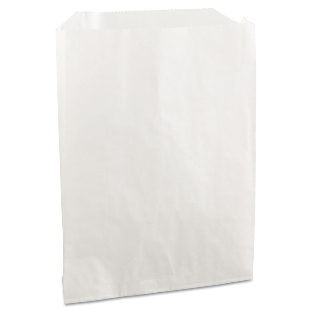 Bagcraft PB19 Grease-Resistant Sandwich/Pastry Bags, 7 1/4in x 6in, White, Carton Of 2,000