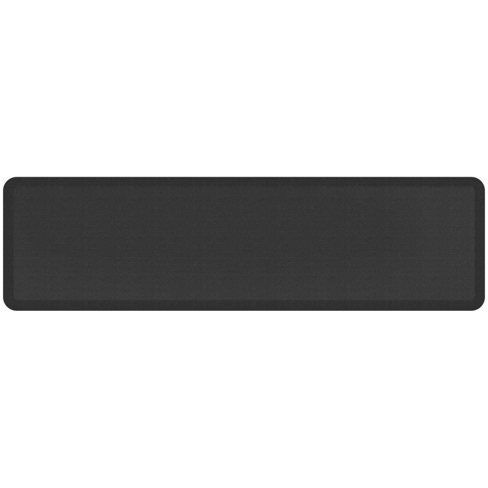 GelPro NewLife Designer Comfort Grasscloth Anti-Fatigue Floor Mat, 20in x 72in, Charcoal