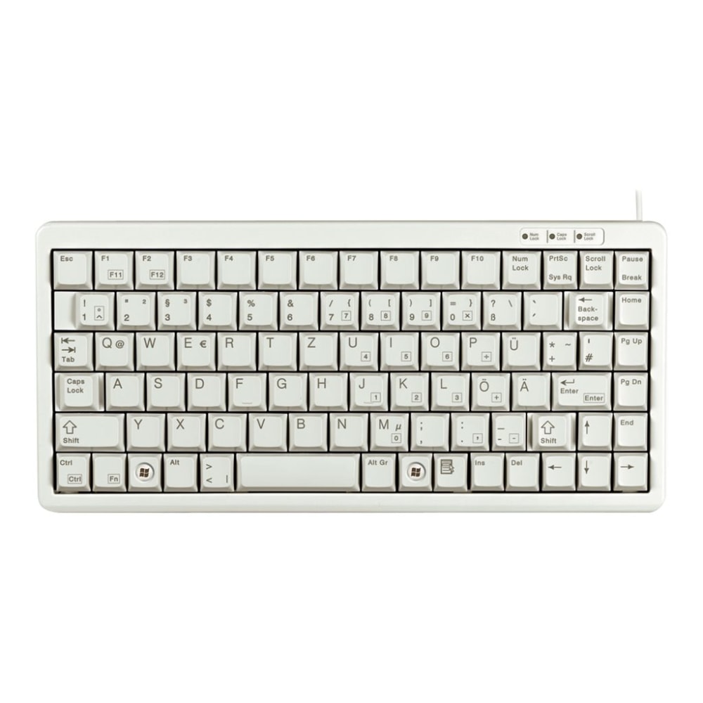 CHERRY ML4100 - Keyboard - PS/2, USB - US - light gray
