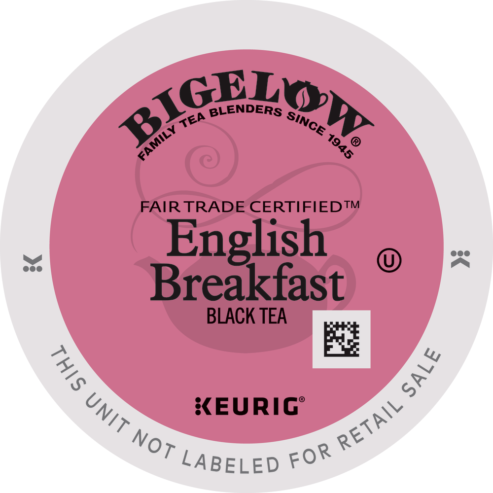 Bigelow English Breakfast Tea Single-Serve K-Cups, 0.11 Oz, Carton Of 96