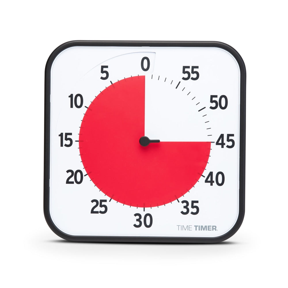 Time Timer Original Timer, 12in, Black