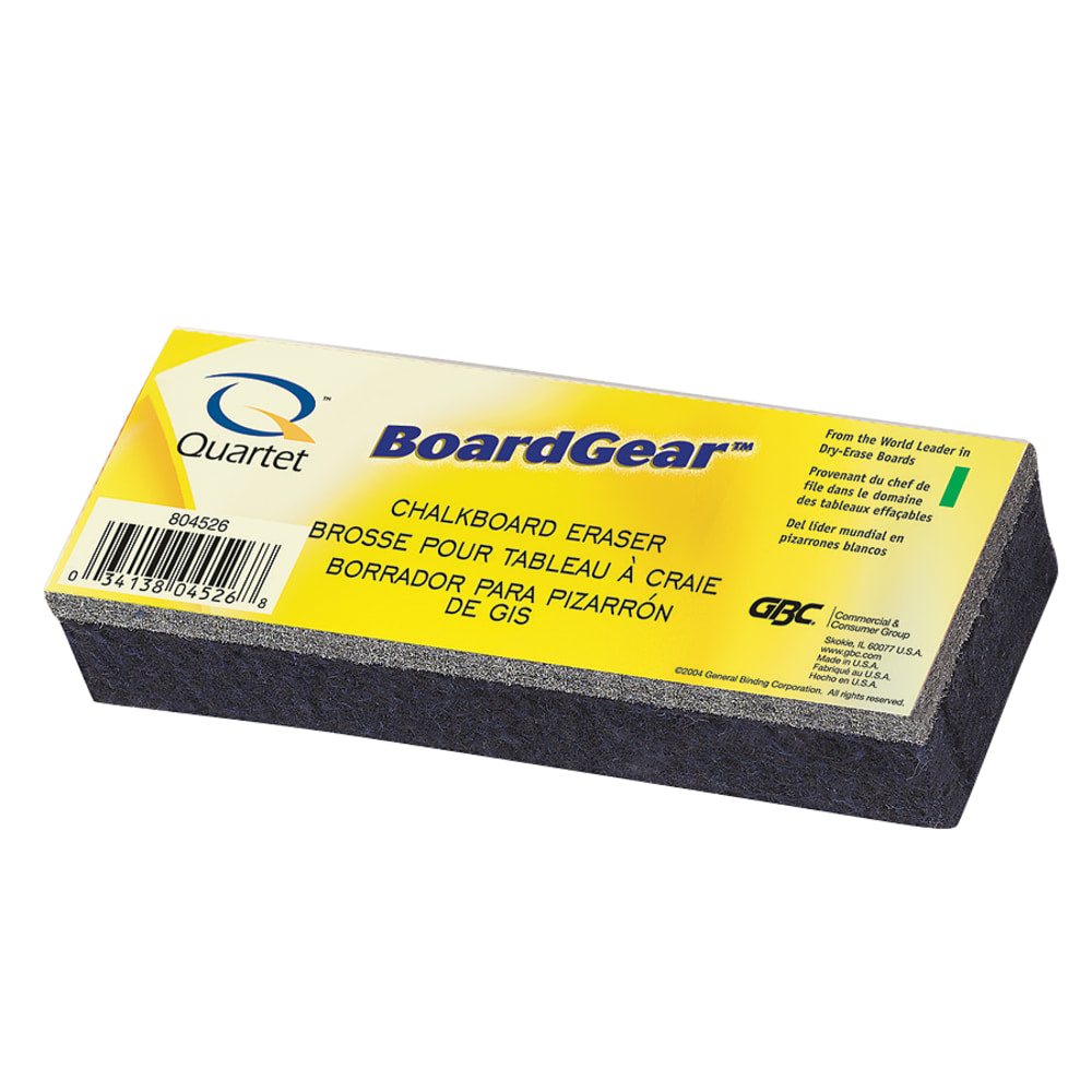 Quartet Zenith Sewn Chalkboard Eraser, 5in Felt