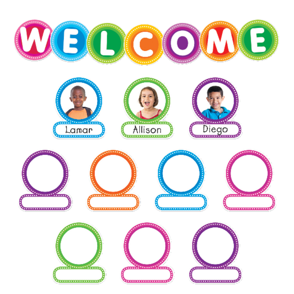 Color Your Classroom Welcome Bulletin Board Set, Assorted Colors