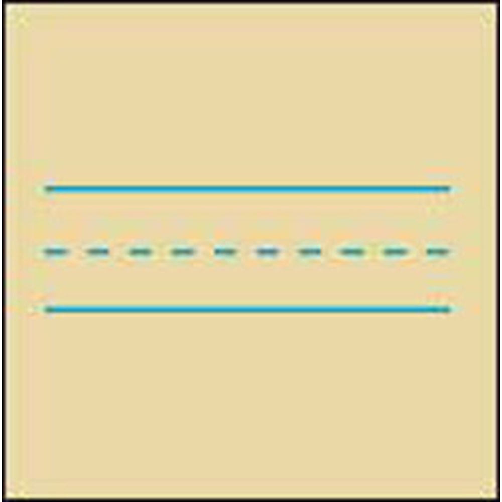 FORAY Stock Ruled Newsprint Paper, 7 1/2in Heading (1 Side), 1/2in Ruling, 1/4in Midline, 3/8in Skip Space, 18in x 12in, Pack Of 500 Sheets