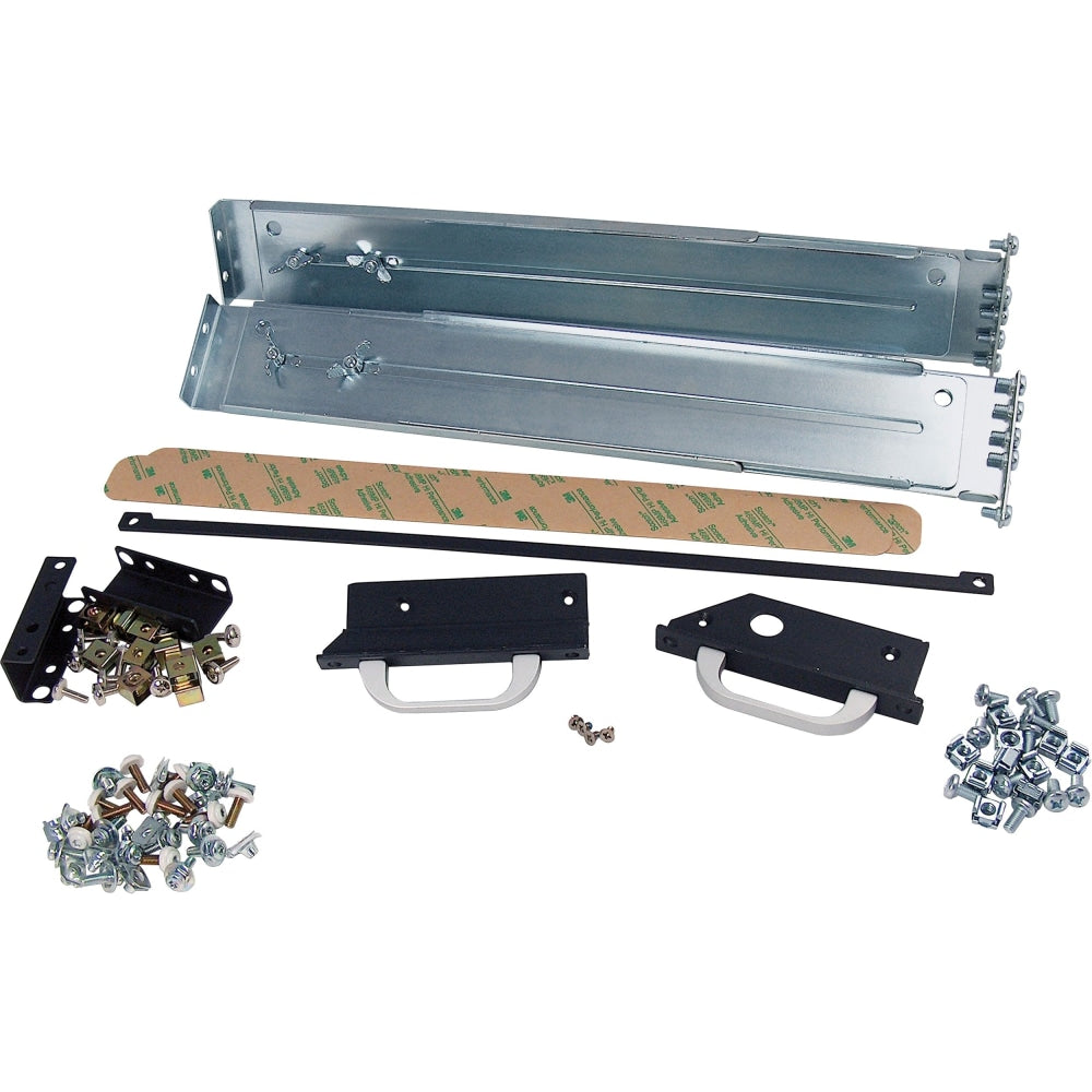 HP Depth Adjustable Fixed Rail Kit - Metal - 300 lb