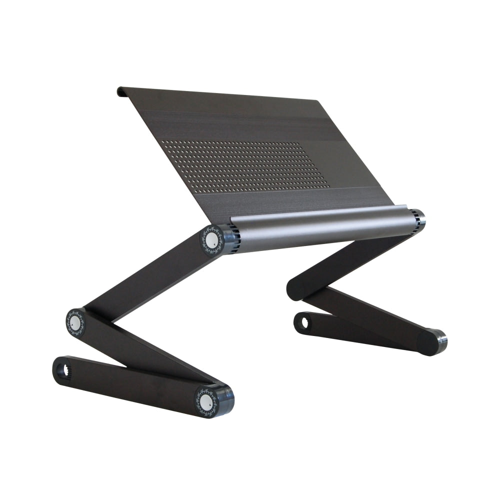 WorkEZ Executive Adjustable Aluminum Laptop Stand, Black