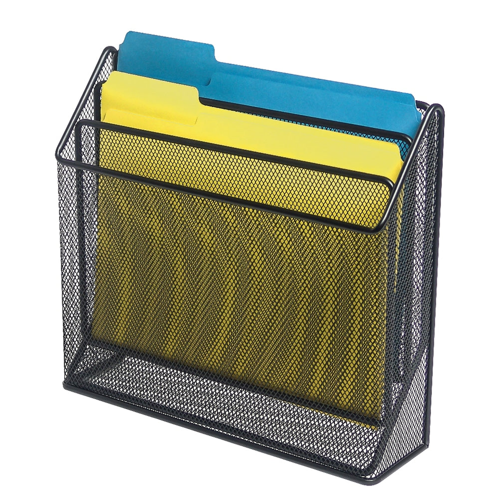 Office Depot Brand Mesh 3-Tier Desk Organizer, Black