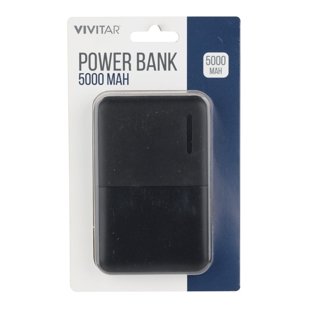 Vivitar 5000mah Power Bank, Black, NIL7002-BLK-STK-24