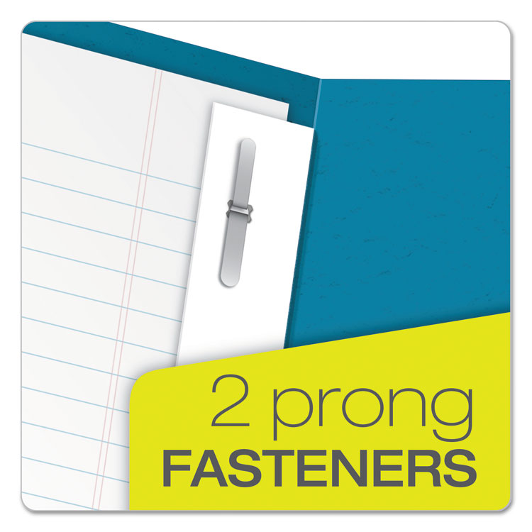 Twin-Pocket Folders With 3 Fasteners, 0.5" Capacity, 11 X 8.5, Assorted, 25/box
