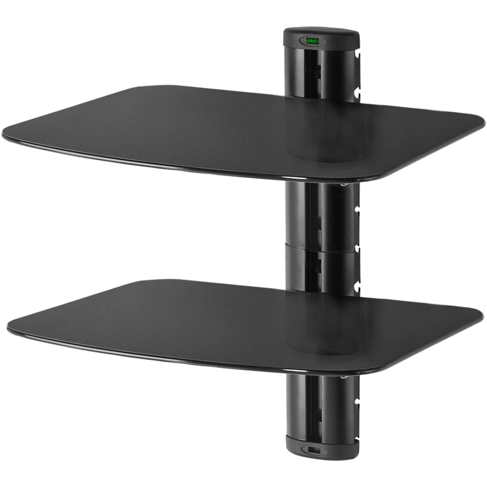 Peerless-AV ESHV30 Mounting Shelf for A/V Equipment - Black - Height Adjustable - 60 lb Load Capacity - 1