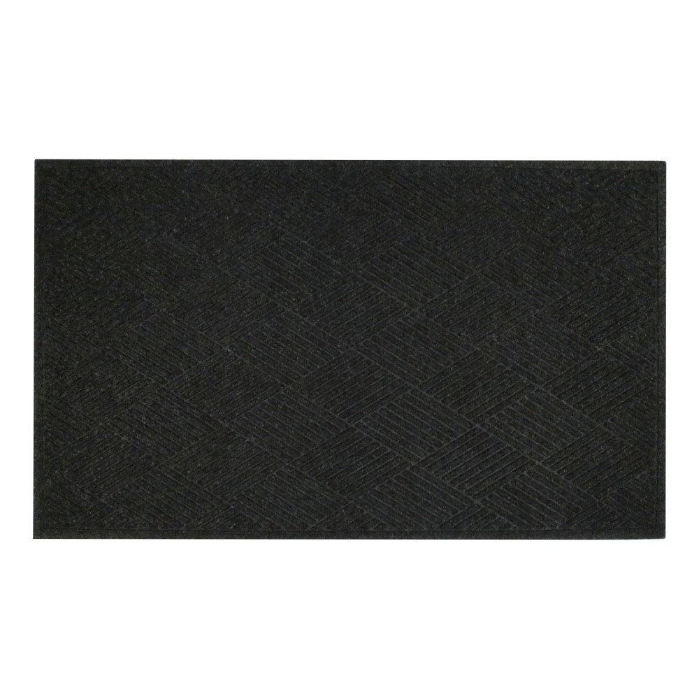 M+A Matting WaterHog Diamond Classic Floor Mat, 36in x 60in, Charcoal
