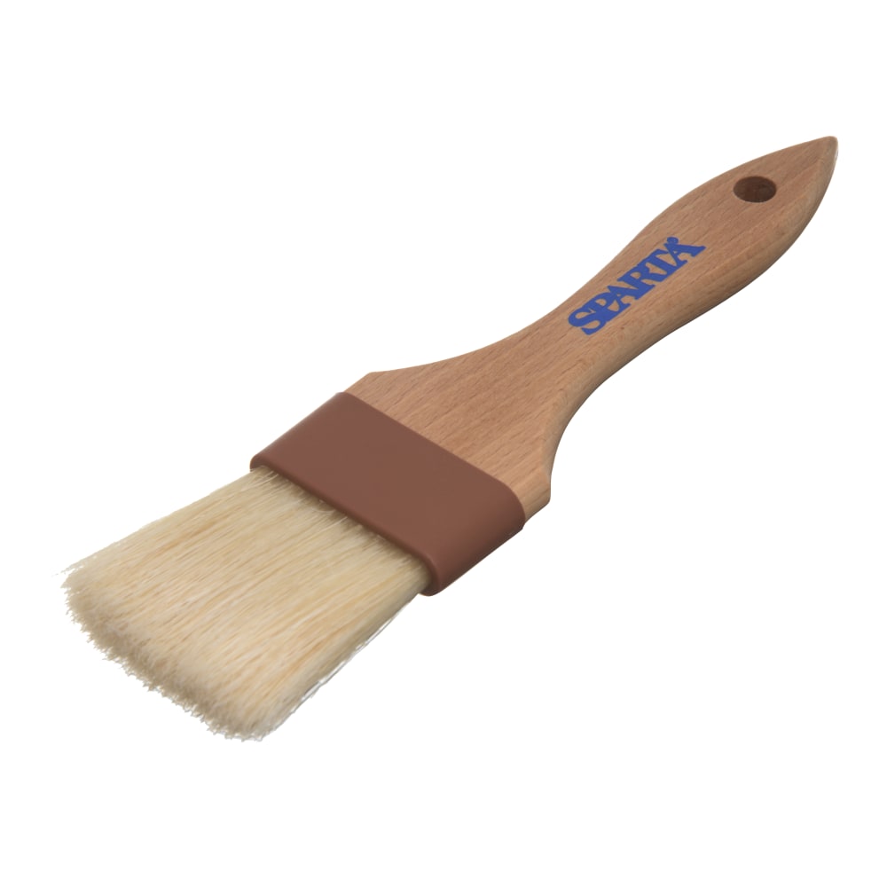 Sparta Boar-Bristle Brushes, 2inW, Brown, Pack Of 12