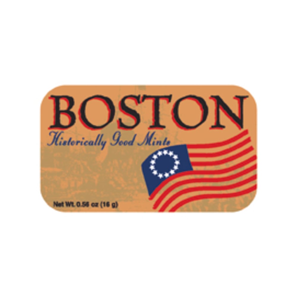 AmuseMints Destination Mint Candy, Boston Historically, 0.56 Oz, Pack Of 24