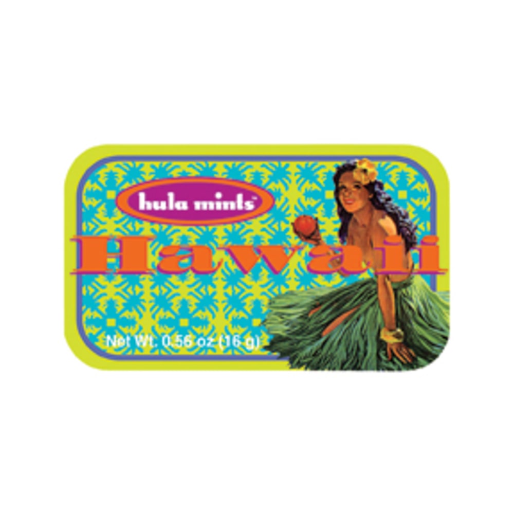 AmuseMints Destination Mint Candy, Hawaii Hula, 0.56 Oz, Pack Of 24