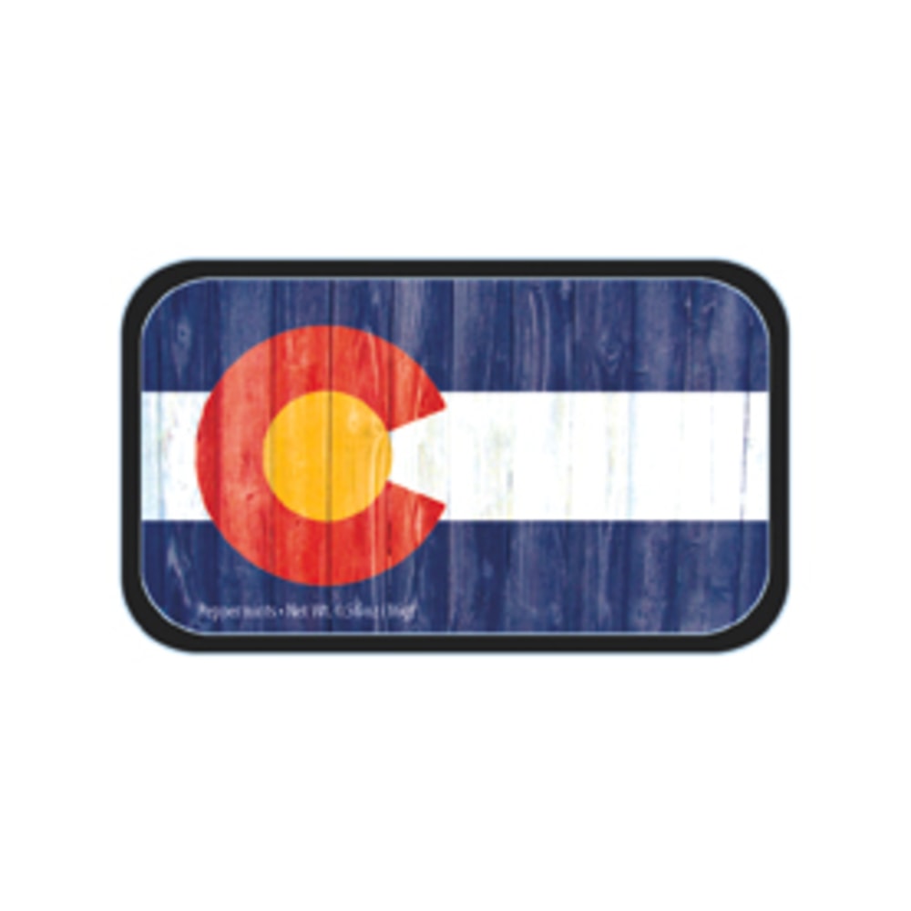 AmuseMints Destination Mint Candy, Colorado Vintage Flag, 0.56 Oz, Pack Of 24