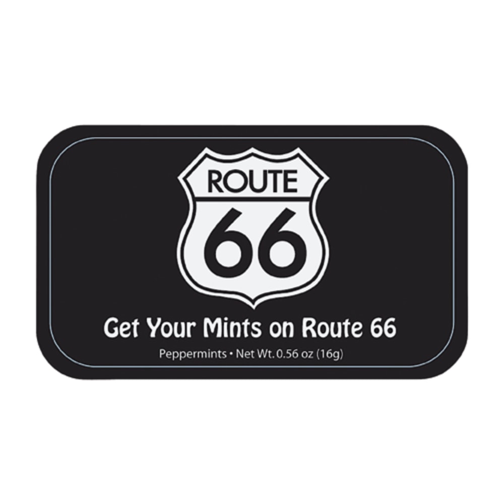AmuseMints Destination Mint Candy, Route 66, 0.56 Oz, Pack Of 24