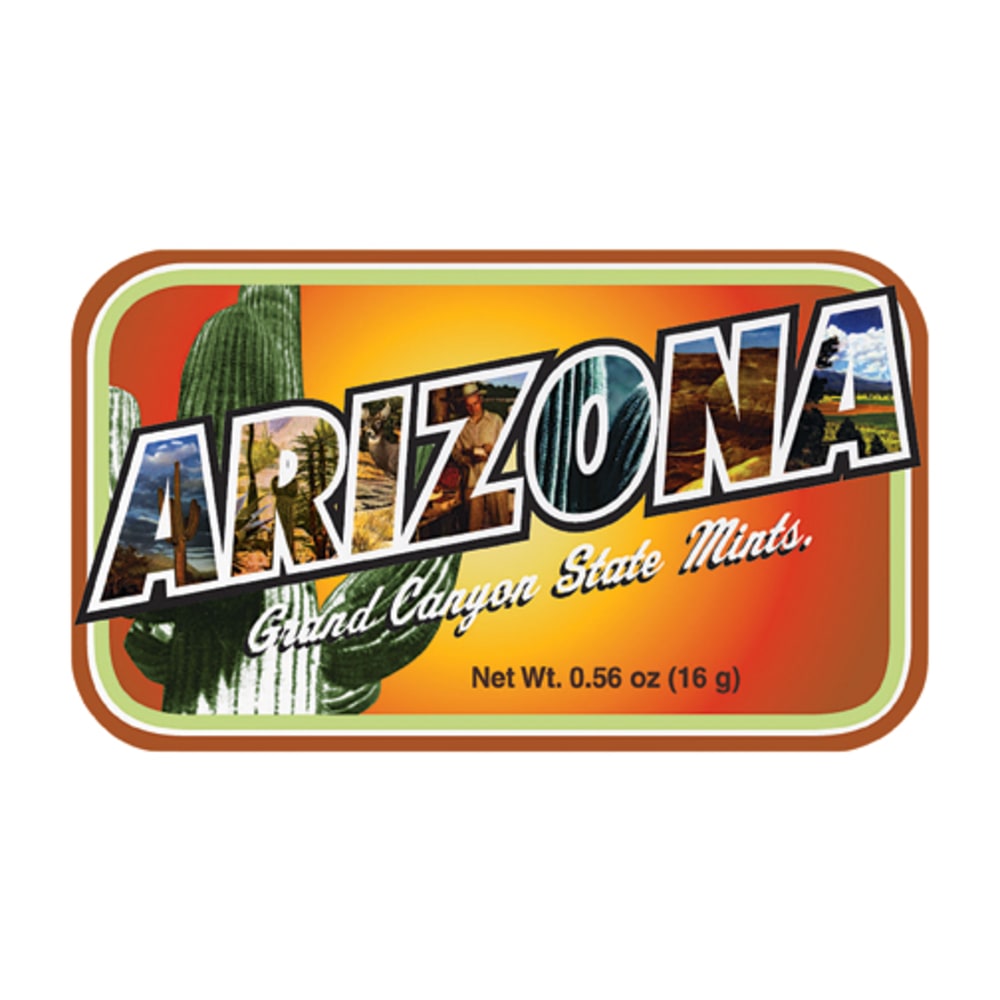 AmuseMints Destination Mint Candy, Arizona, 0.56 Oz, Pack Of 24