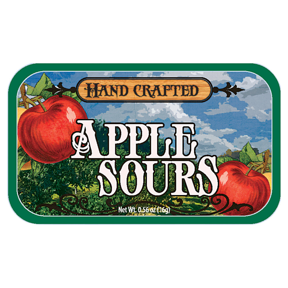 AmuseMints Fruit Sours, Apple, 0.56 Oz, Pack Of 24
