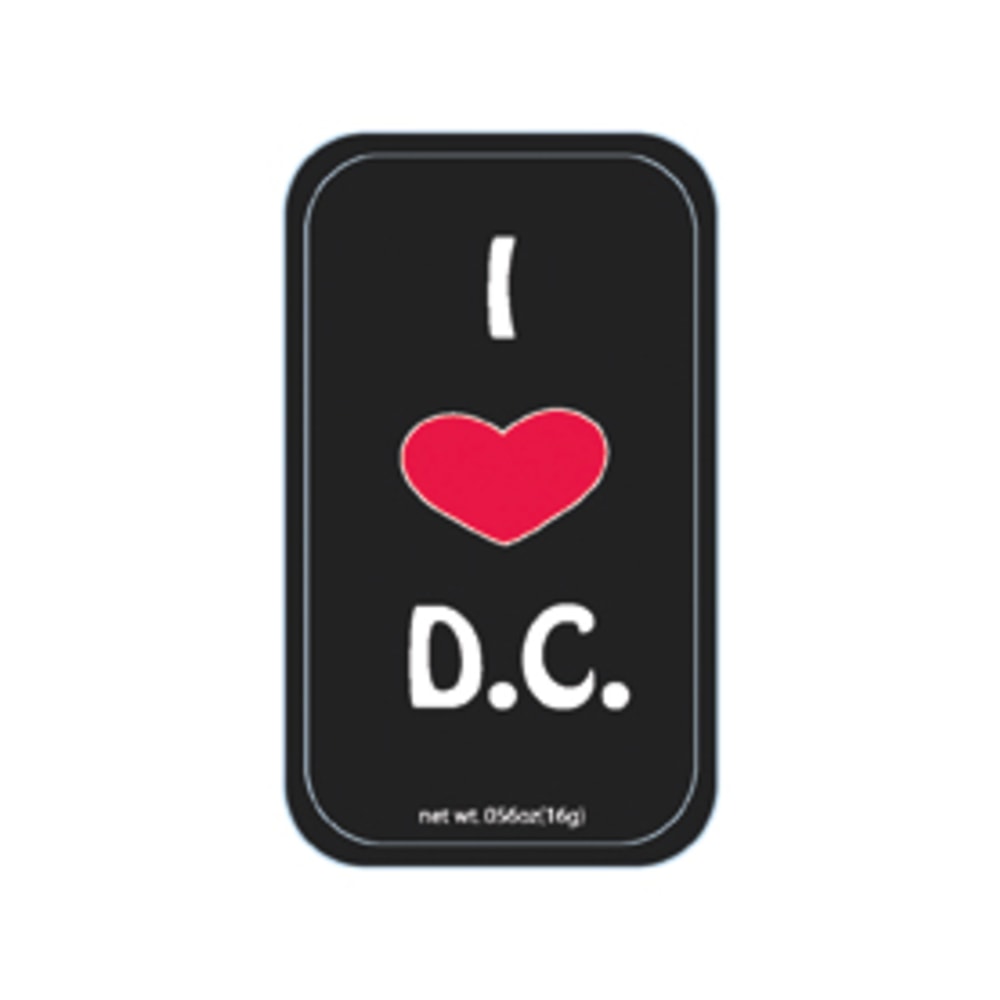 AmuseMints Destination Mint Candy, I Heart Washington DC, 0.56 Oz, Pack Of 24